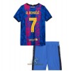 Officiële Voetbalshirt + Korte Broek FC Barcelona Ousmane Dembele 7 Derde 2021-22 - Kids